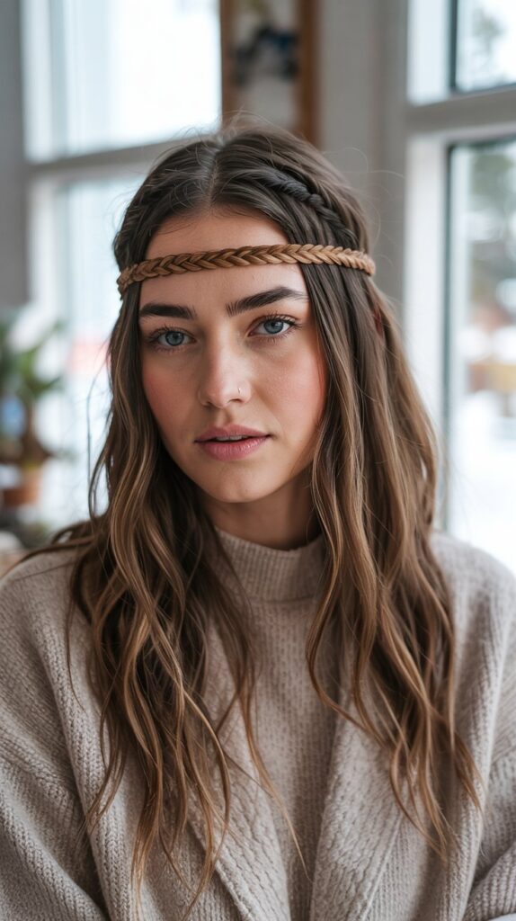 33 Easy Winter Hair Braids You'll Love 19 Braided Headband Style