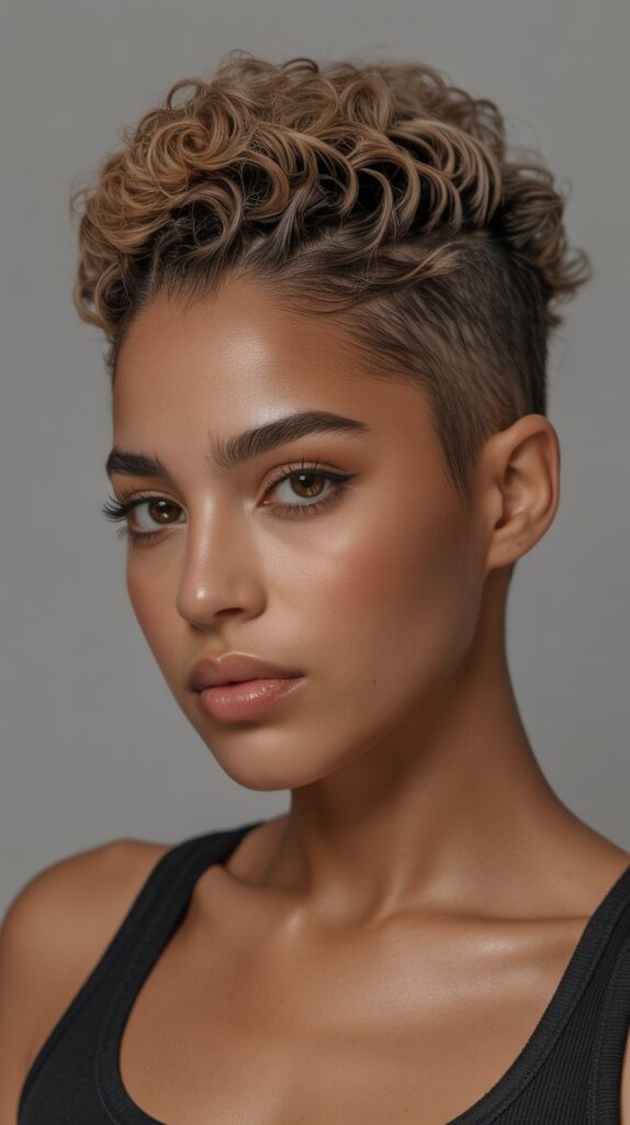 30 Best 3C 4A Hairstyles for Short Hair You'll Love 18 Frohawk