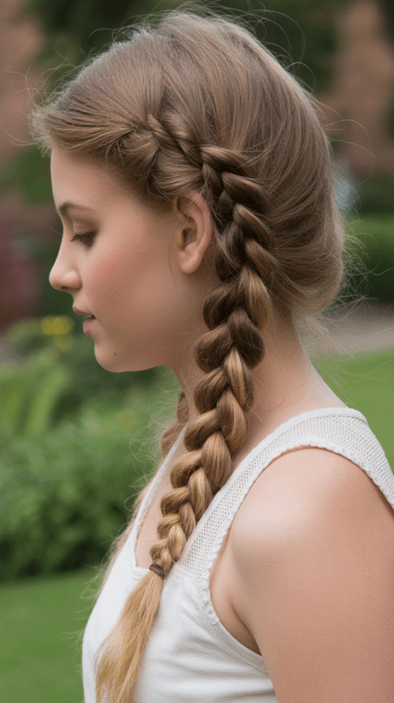 30 Cute Greasy Hair Hairstyles for School 24 The Waterfall Braid