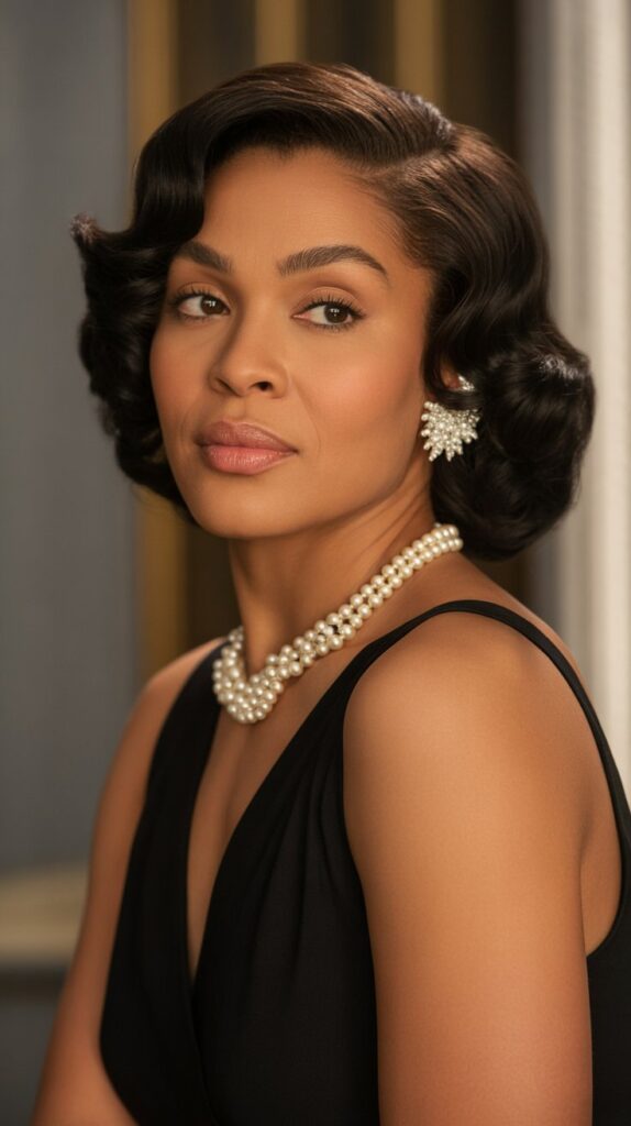 Top 30+ Stunning Hairstyles for Older Black Women: Easy Solutions for Everyday Glam! 14 Short Finger Waves