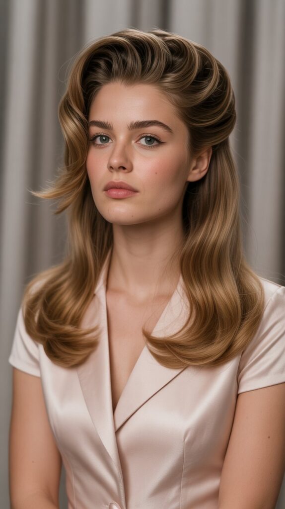 Voluminous Half-Up Ponytail