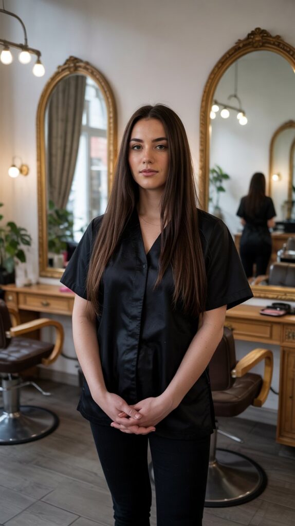 Black Tunic with Black Skinny Pants