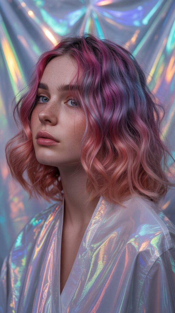 Holographic Opal Mermaid Effect