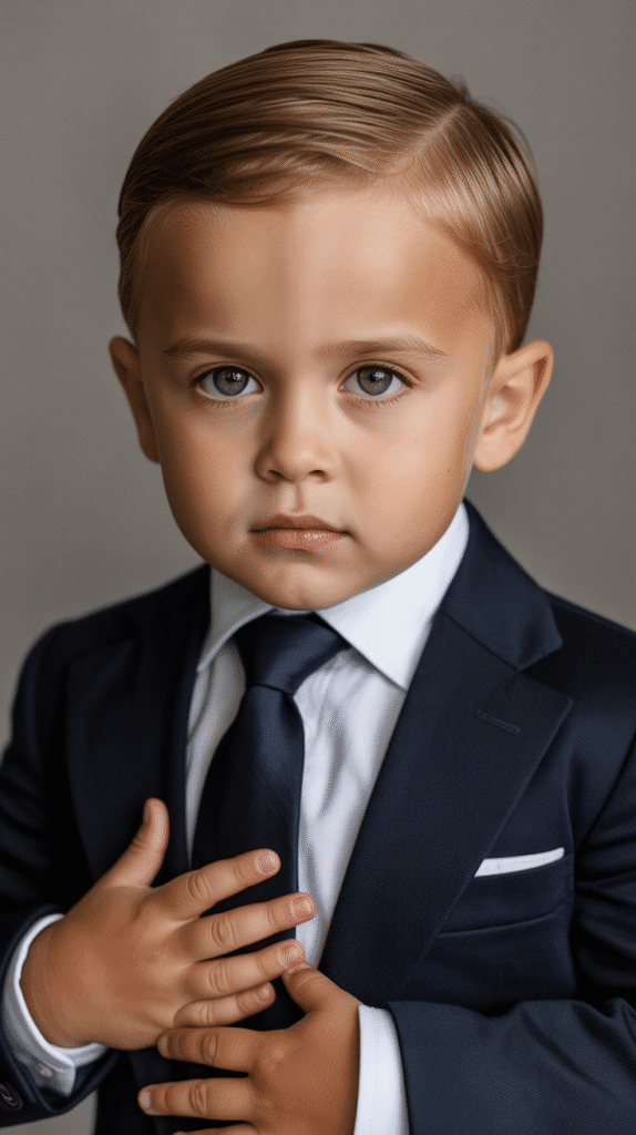 30 Cute Toddler Boy Haircuts Every Parent Will Love 18 The Slick Back