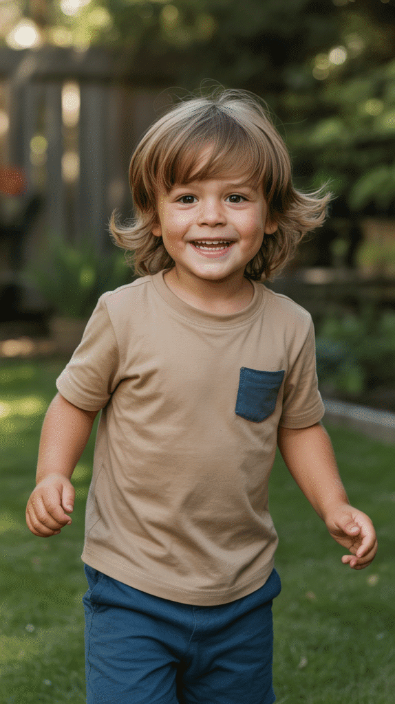 22 Longer Toddler Boy Haircuts for a Stylish Look 6 Layered All-Around Length