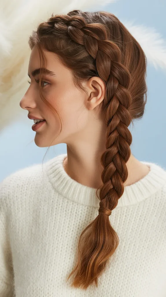 Rope Braid Ponytail