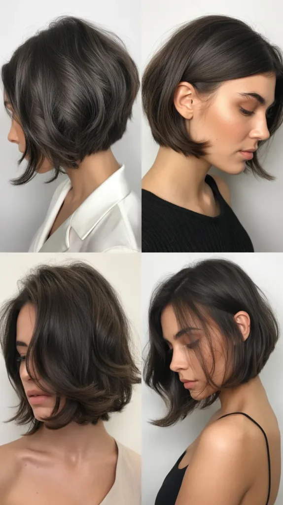 Layered Long Bob with Undercut