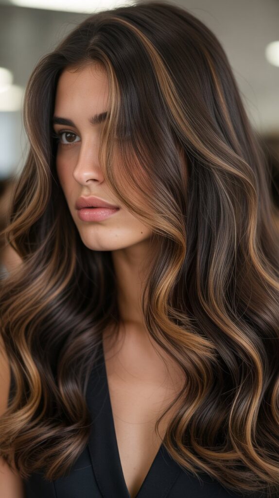 2. Dark Chocolate with Caramel Ribbons