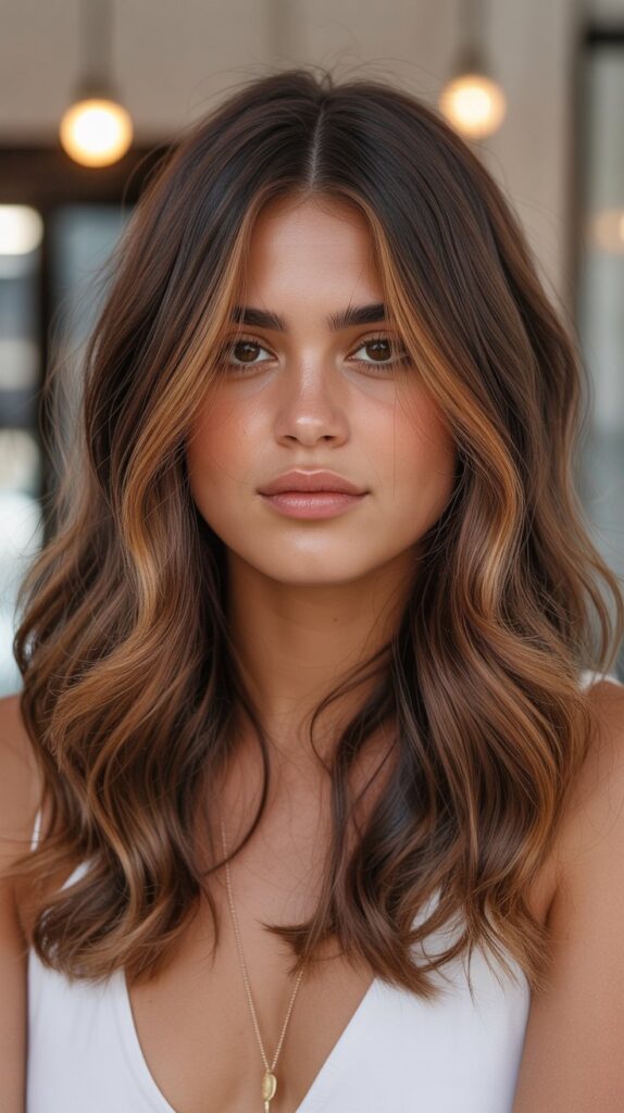 19. Warm Chocolate Balayage