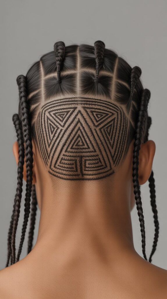 Tribal/Geometric Pattern Braids