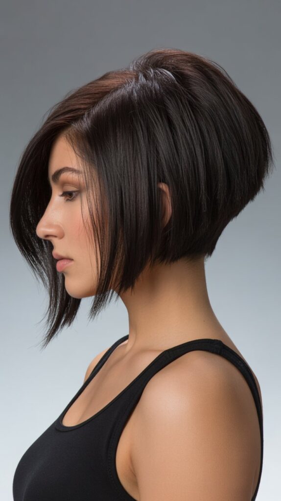 26 Flattering Angled Bob Haircuts Round Faces 14 Inverted Angled Bob