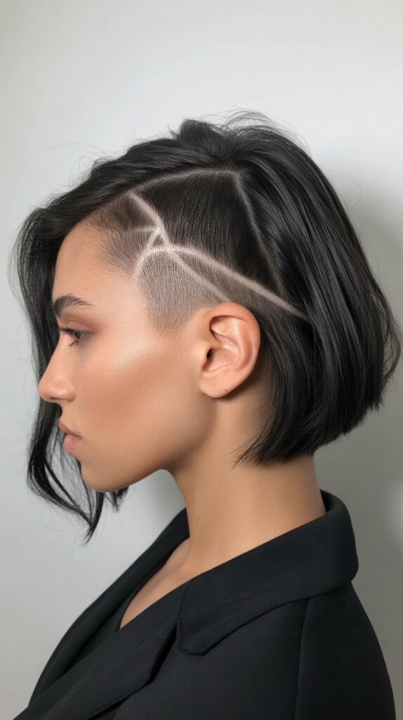 Best 32+ Inverted Layered Bob Hairstyles with Stacked Cuts Trendy Upgrade 16 Inverted Bob with Disconnected Stacked Undercut
