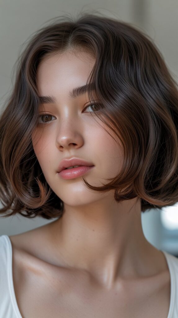 36 Easy-to-Style Bob Hairstyles for Fine Hair 7 Curved Bob (C-Curl Bob)