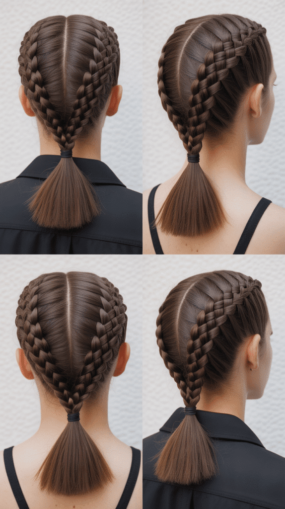 30 Winter Hair Braids Inspired by Aespa 21 Lattice Braid Design