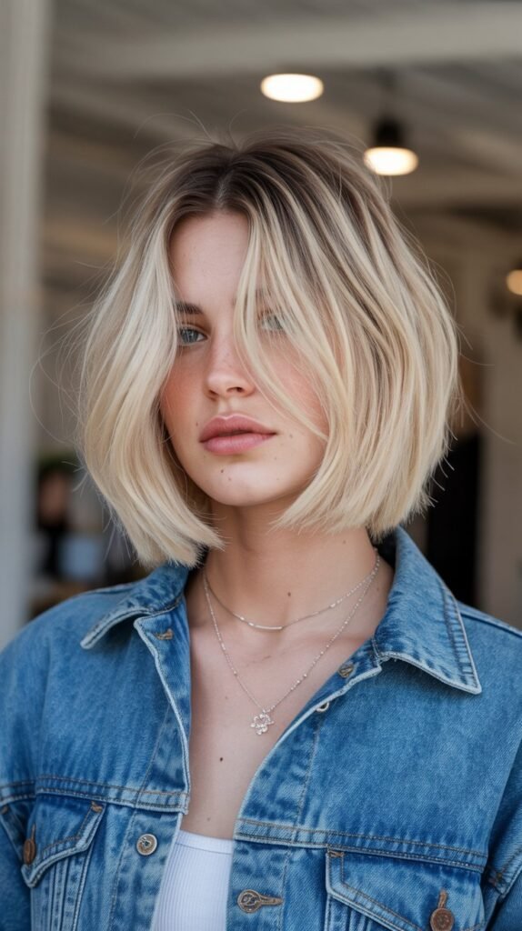 Long Bob with Root Shadow