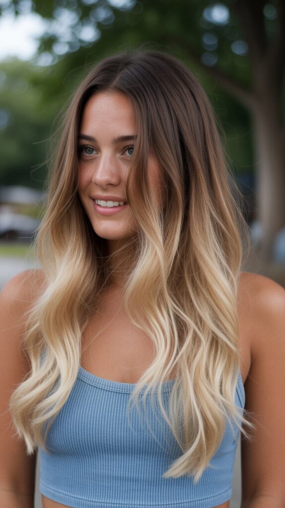 27+ Stunning Blonde Hair Highlights on Brown Hair 10 Blonde Ombré on Brown Base