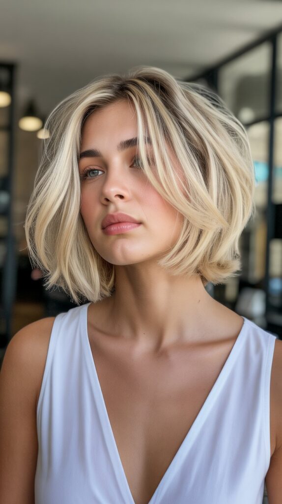 27+ Choppy Bob Haircuts That Will Transform Your Look Instantly 14 Long Choppy Bob (Lob)