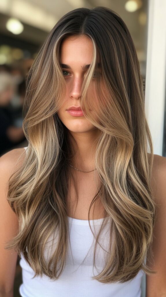Long Hair with Subtle Balayage and Layers