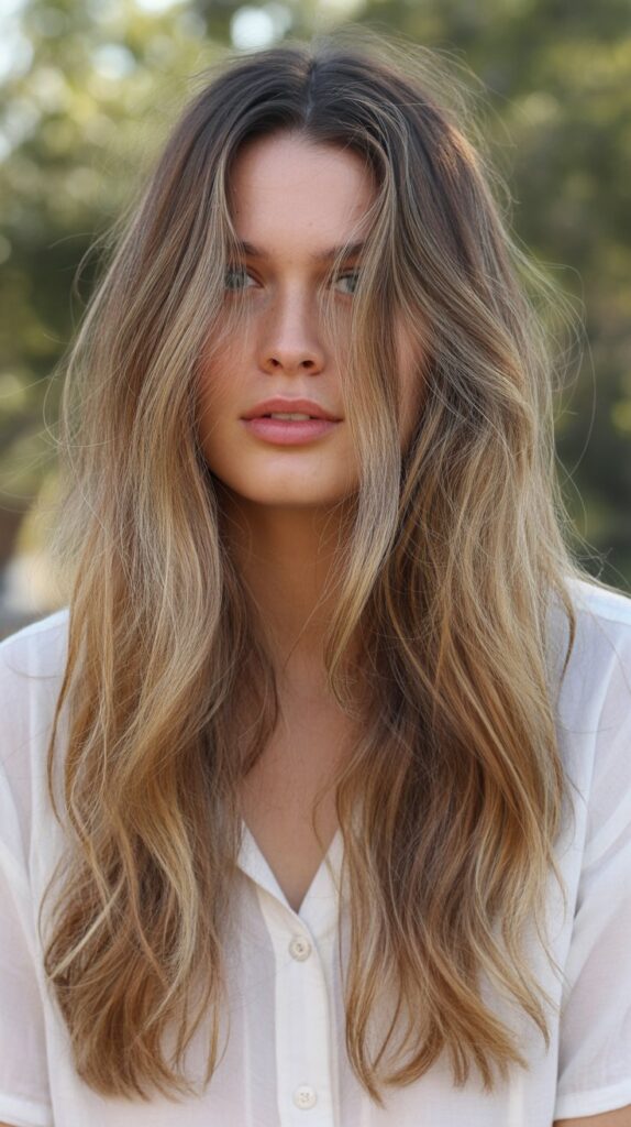 Long Hair with Wispy Ends