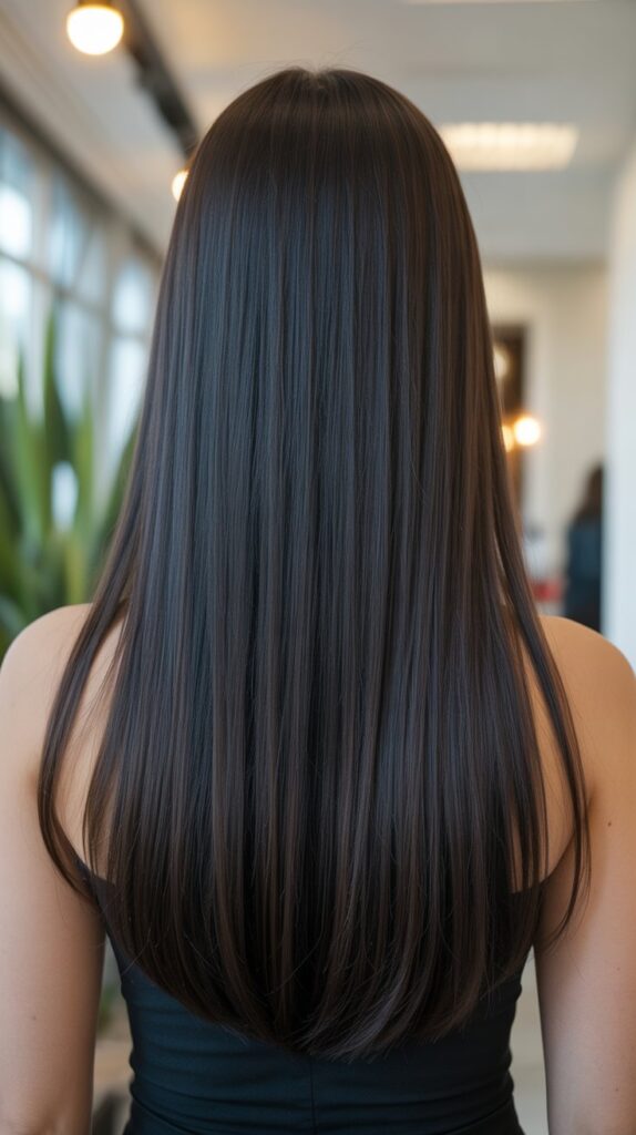 Long Straight Hair with Minimal Layers