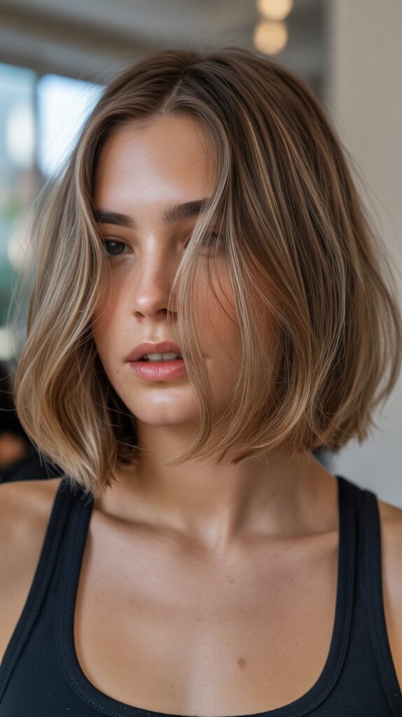 36 Easy-to-Style Bob Hairstyles for Fine Hair 19 Bob with Babylights