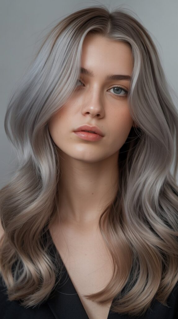 27+ Stunning Light Ash Brown Hair Color Ideas 5 Ash Brown with Silver Undertones