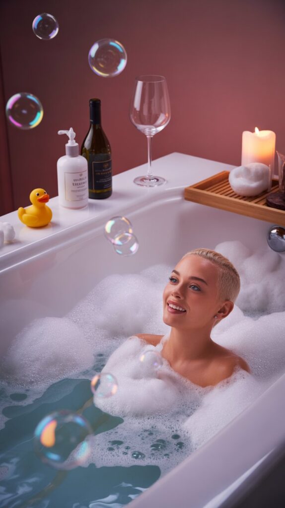 32 Creative DTI Outfit Ideas — Self Care Sunday Theme 5 5. Bubble Bath Royalty