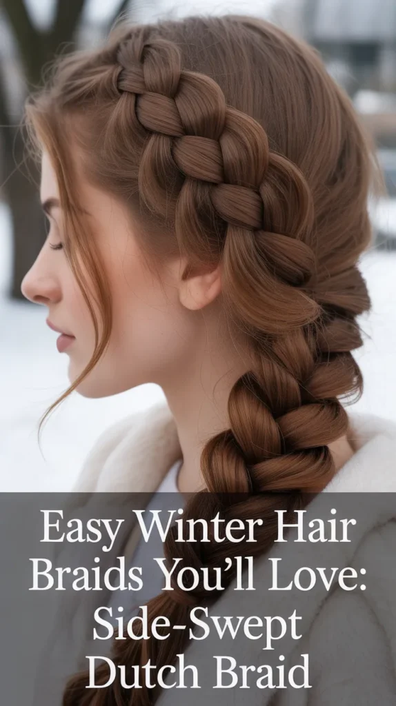 Side-Swept Dutch Braid