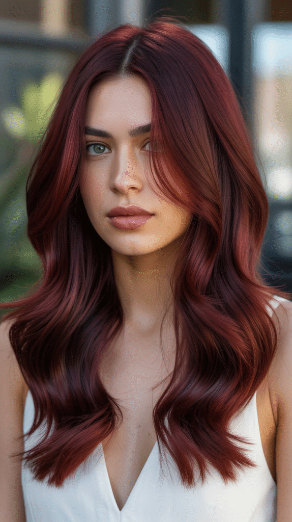 30+ Dark Brown Hair Color Ideas to Add Depth and Dimension 5 Mahogany Dark Brown