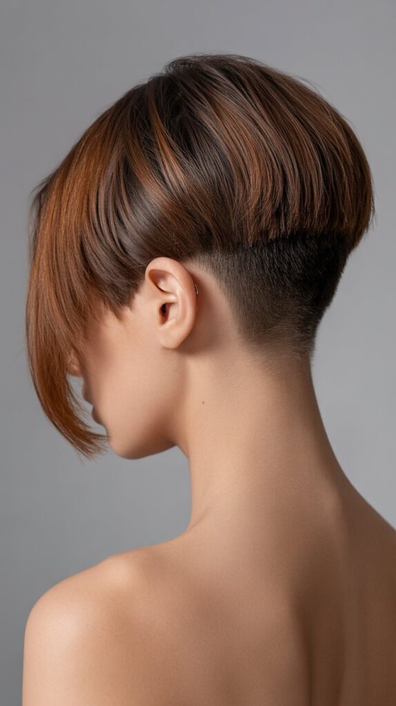 Best 32+ Inverted Layered Bob Hairstyles with Stacked Cuts Trendy Upgrade 11 Micro Inverted Bob with Precise Stacked Nape