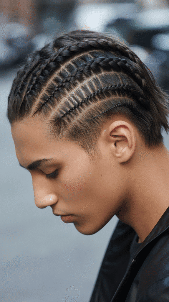30 Must-Try Winter Hair Braid Trends for 2025 26 Stacked Braids with Undercut Design