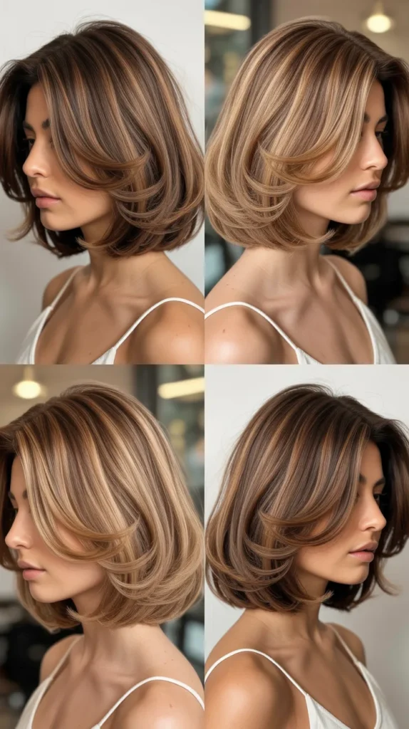 Voluminous Long Bob with Root Lift