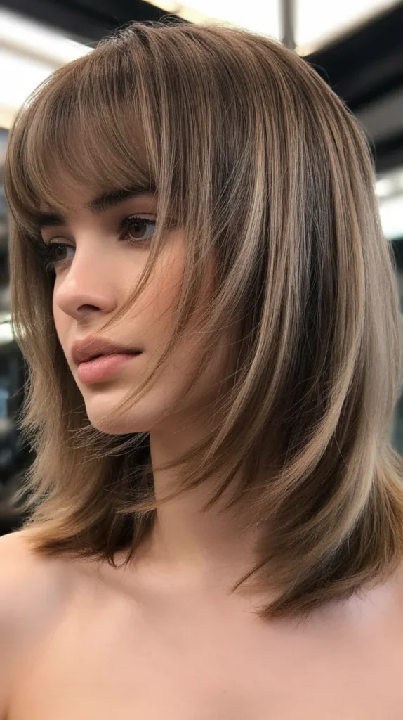  Long Bob with Wispy Bangs and Soft Layers