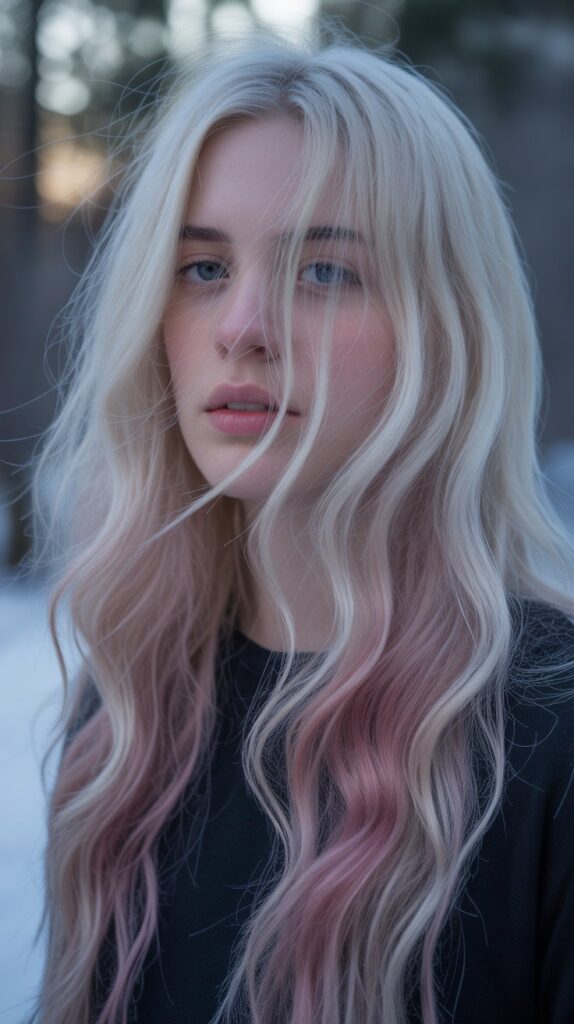 25+ Winter Hair Colors for Blondes: Cool, Chic, and Stunning 26 Opal Blonde