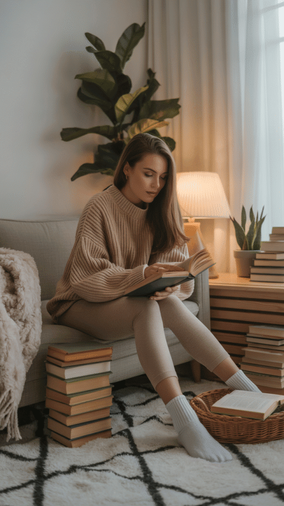 30 Fun DTI Outfit Ideas for the Self Care Sunday Non-VIP Theme 12 Reading Retreat Comfort