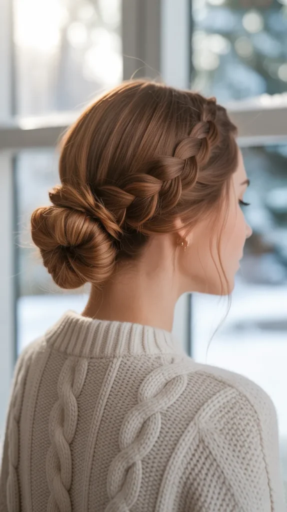 Wrapped Braid Bun