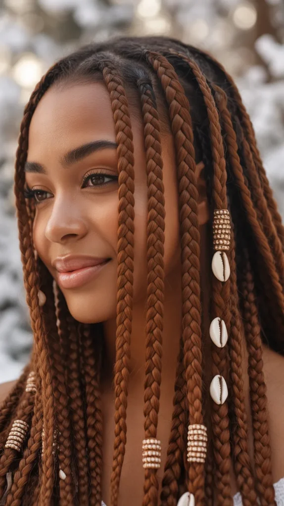 Cinnamon Brown Fulani Braids