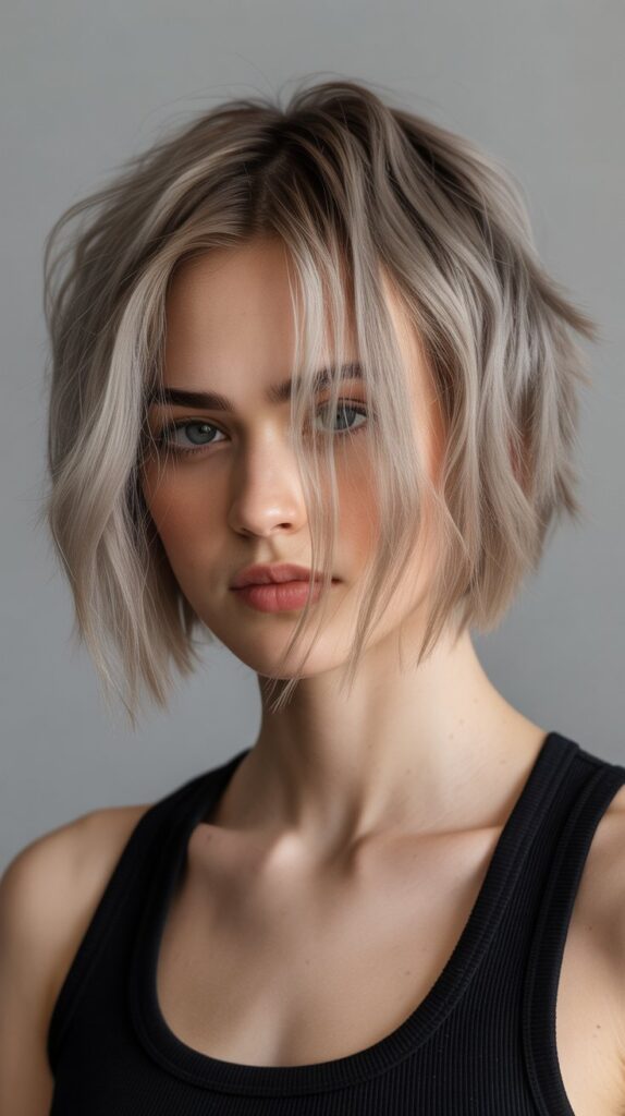 34+ Latest Bob Haircuts for Fine Hair 27 Piece-y Textured Bob