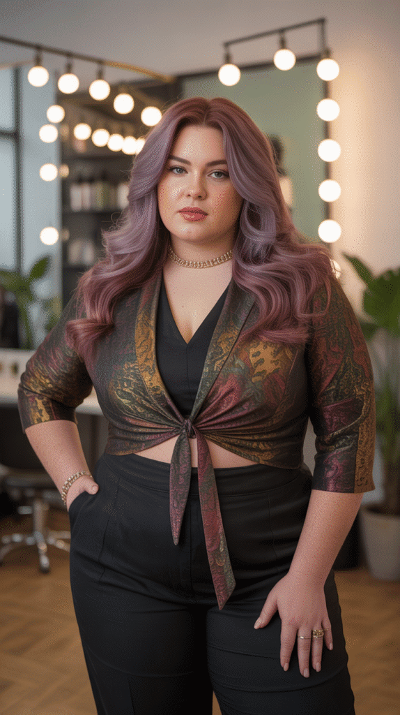32 Flattering Plus-Size Hairstylist Outfits for Work 32 Personal Signature Style Development
