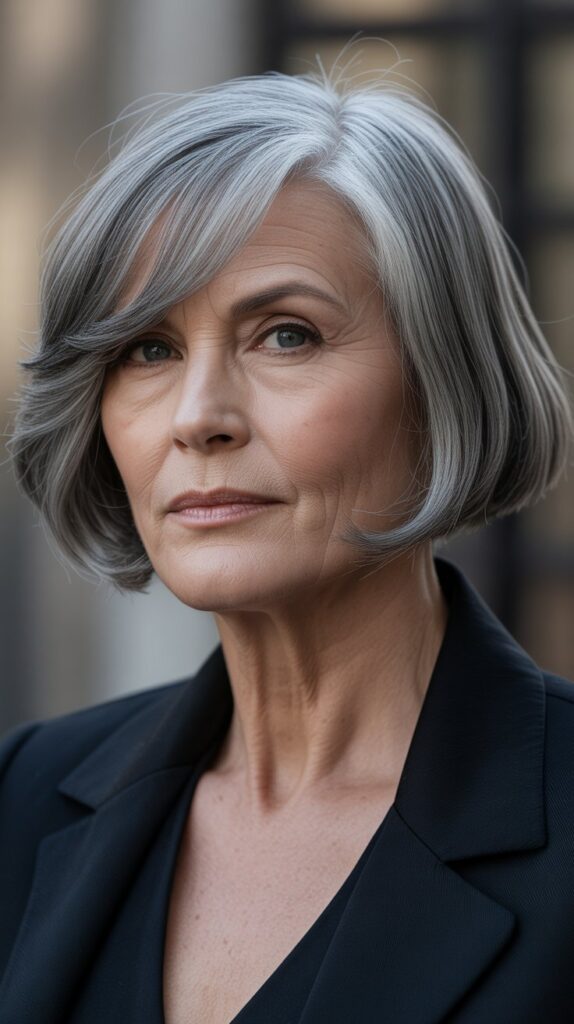 Sleek Side-Parted Bob