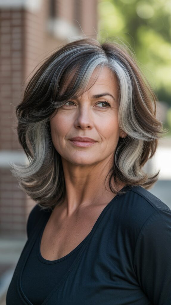 Best 30+ Very Layered Medium Hairstyles for Women Over 50 20 Layered Cut with Root Shadow