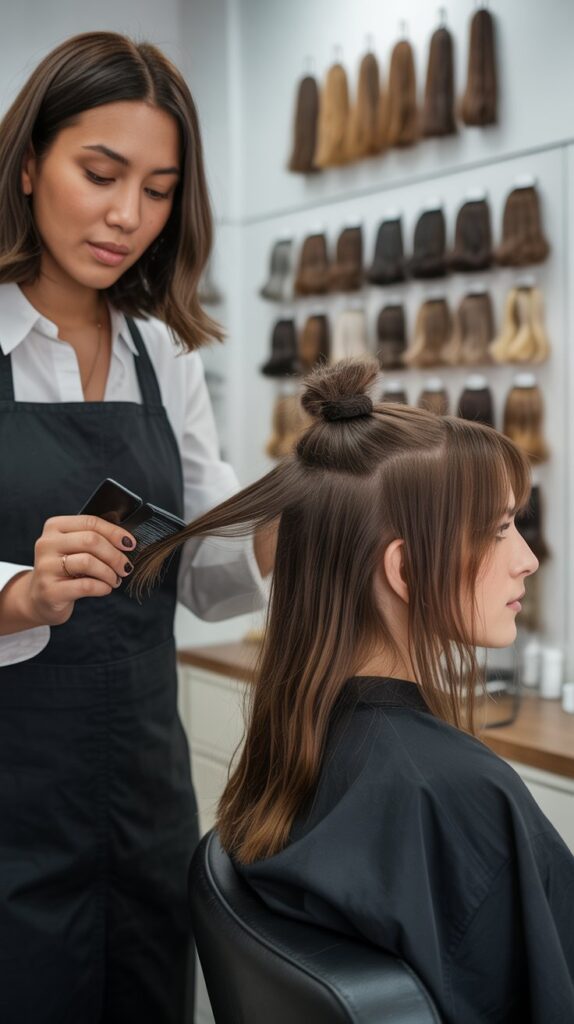 36 Gorgeous Lowlights for Medium Length Brown Hair on Brunettes 36 Customized Consultation Lowlights