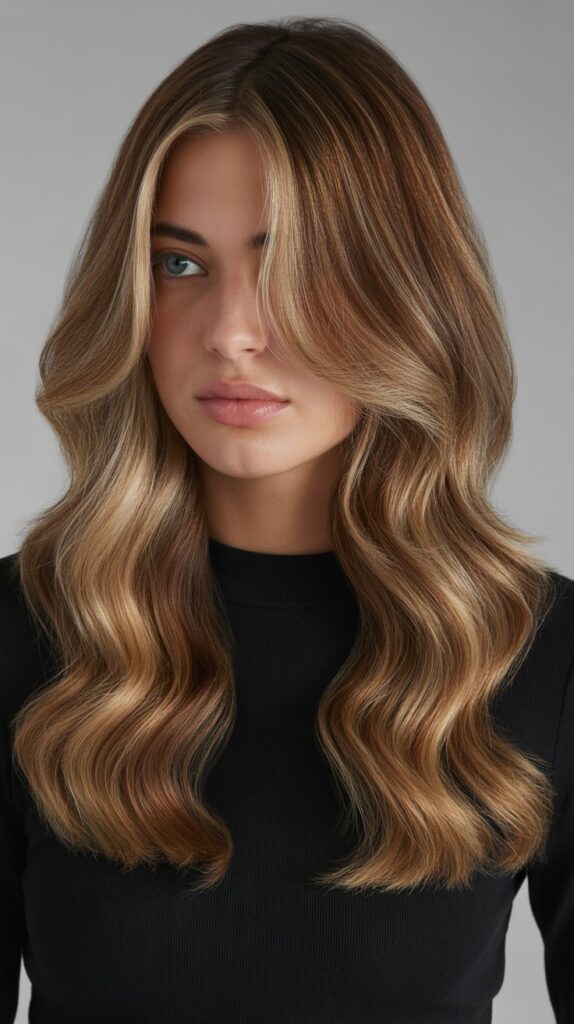 36 Gorgeous Lowlights for Medium Length Brown Hair on Brunettes 27 Double Process Lowlights