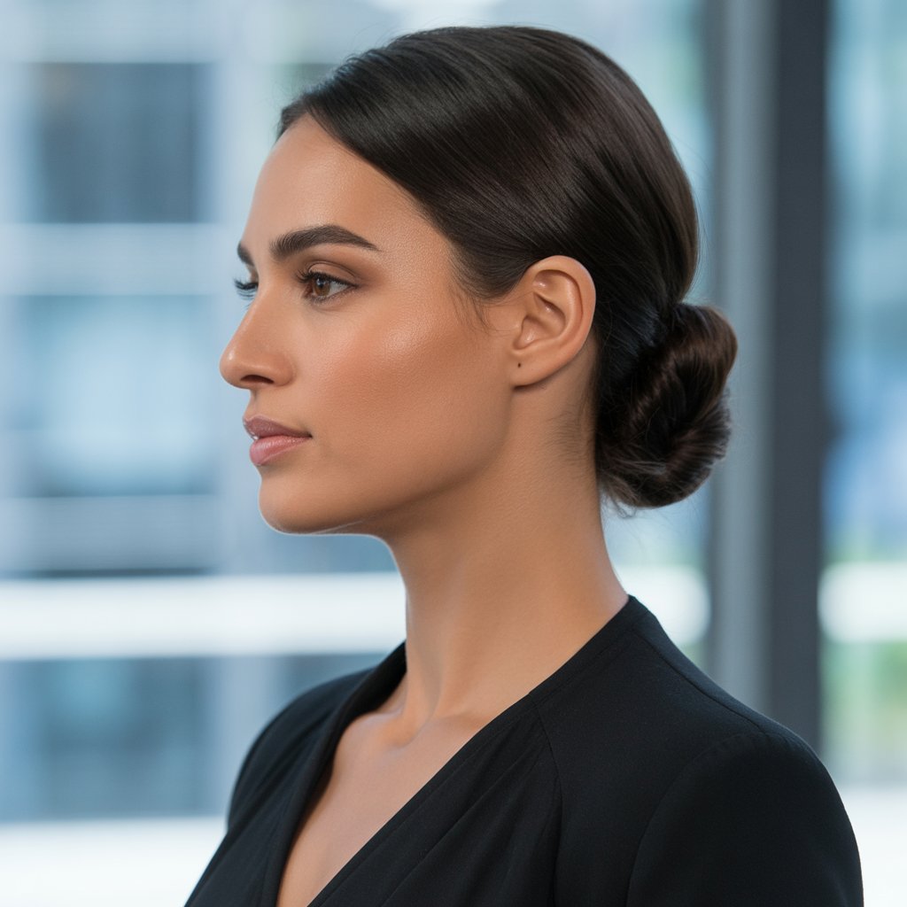 Sleek Low Bun