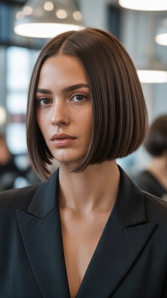 34+ Latest Bob Haircuts for Fine Hair 1 Blunt Bob for Maximum Density