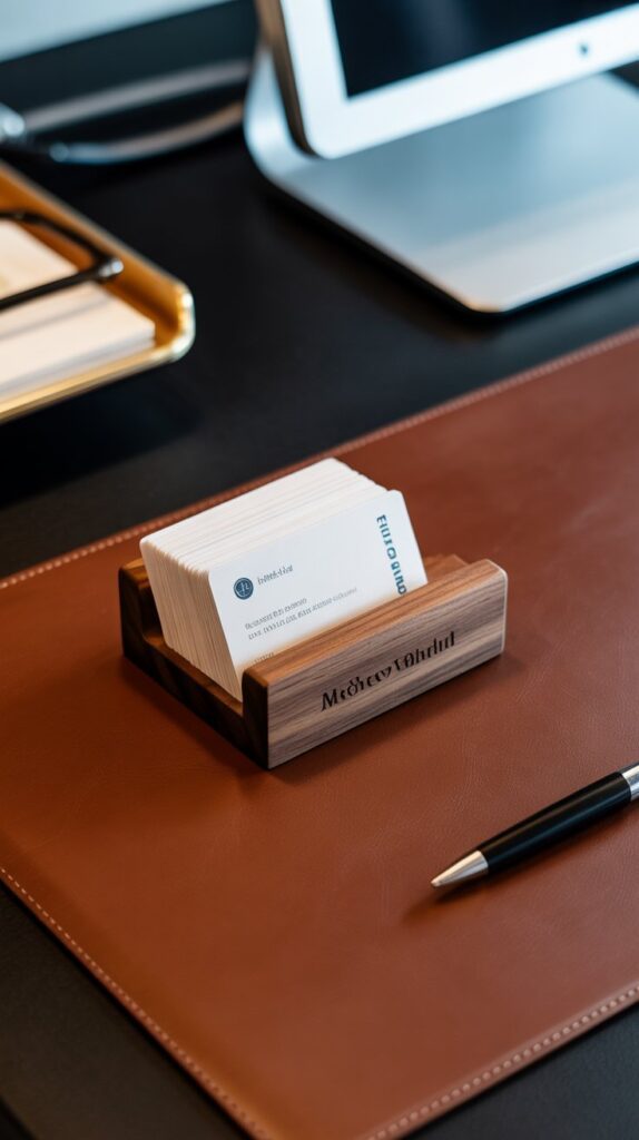 Best 47 Small Wooden Projects That Are Easy and Profitable 28 Wooden Business Card Holders