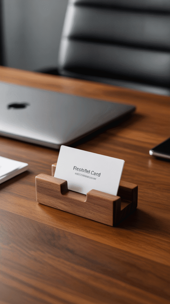 Top 37 Small Wood Projects to Sell Fast 9 Wooden Business Card Holders