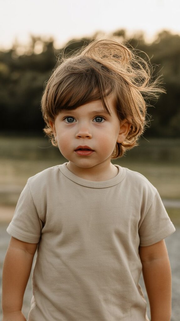 Best 33+ Baby Boys' Haircuts for Straight Fine Hair 14 Natural Tousled Look