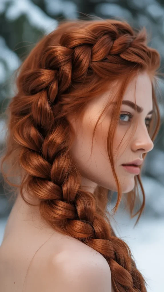  Copper Red Rope Braids