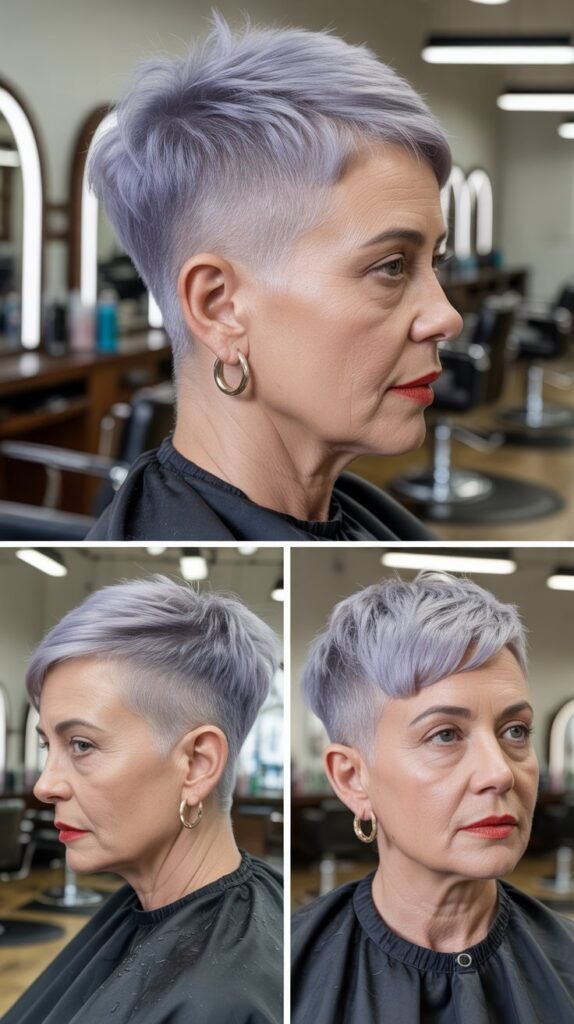 Pixie with Temple Fade